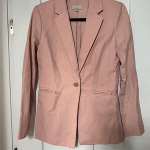 LOFT Women's Blush Pink Suit Jacket